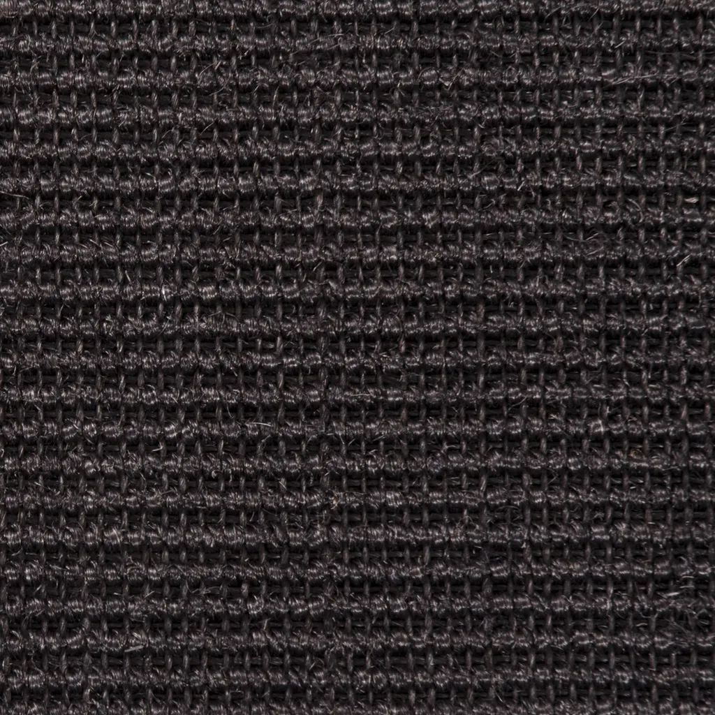 Tapis escalier antidérapant sisal noir Sylt 100x200 cm anti-bruit et usure