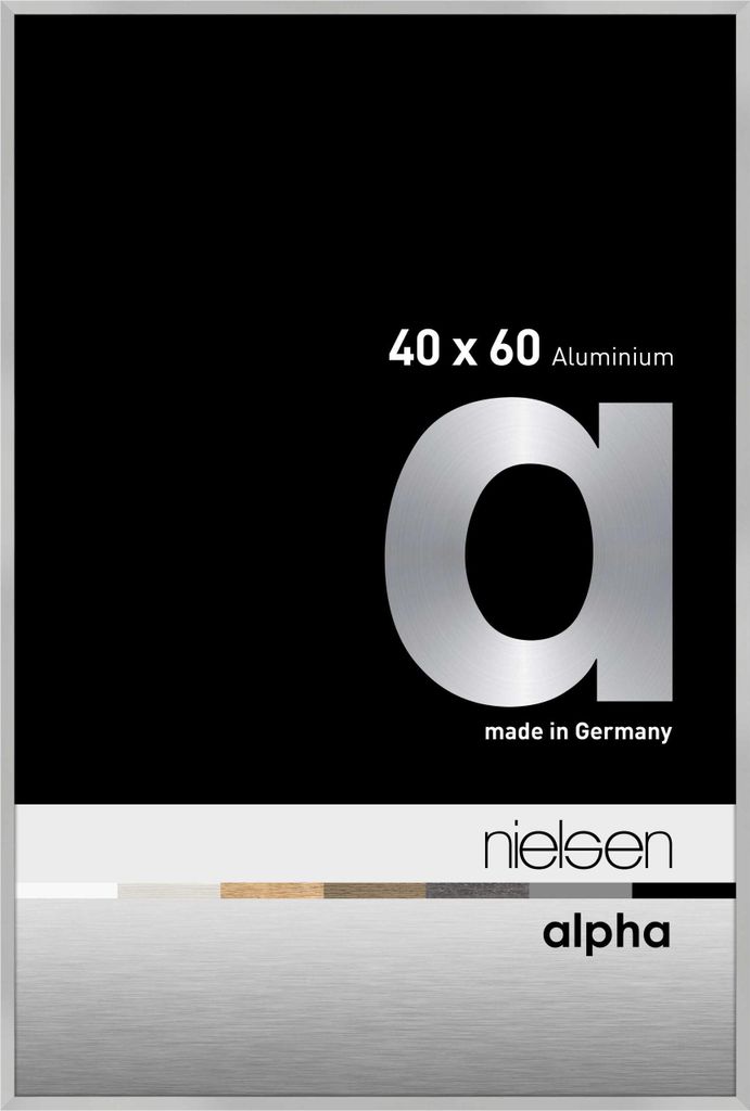 Hliníkový obrazový rám Nielsen Alpha 40x60 cm stříbrný Obrázek produktu 