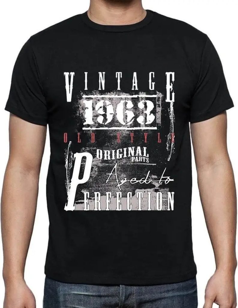 Herren Grafik T-Shirt Originalteile in Perfektion gealtert 1963 – Original Parts Aged To Perfection 1963 – Geschenk 61. Geburtstag Jahrestag 61...