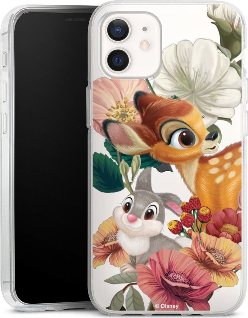 DeinDesign Handyhülle für Apple iPhone 12 Pro Silikon Hülle Case Smartphone Schutzhülle Bambi Disney Klopfer