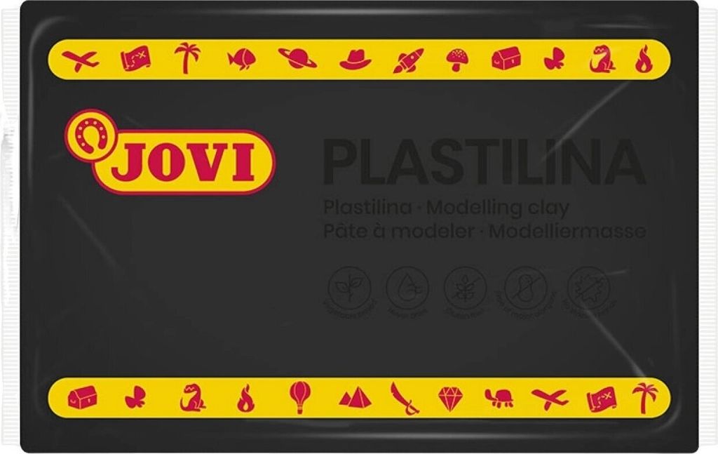 Jovi 7215 Modelliermasse für Kinder Black 350 g