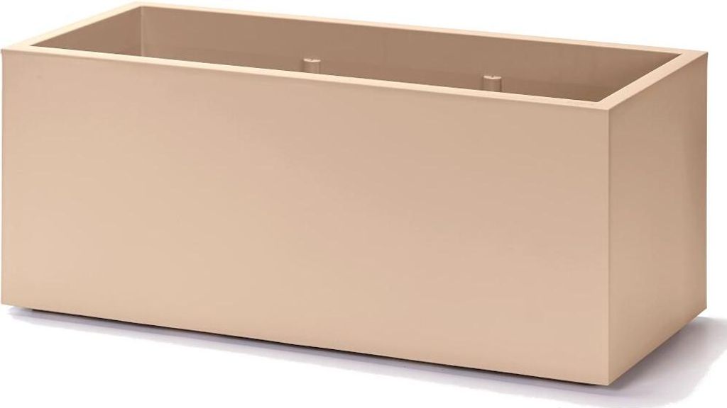Pflanzkübel Kebe 100 x 40 cm dune Greener, mit Rollen und Produktbild 