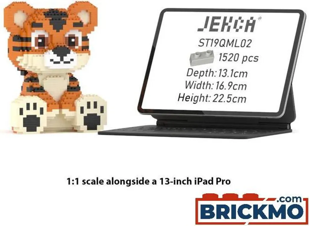 JEKCA Bricks Blocky Tiger 01 ST19QML02 - Jeu de Construction Tigre