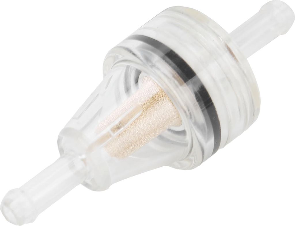 6 mm Inline-Kraftstofffilter, transparent, universelles ABS, hitzebeständig, langlebig, Motorradteil