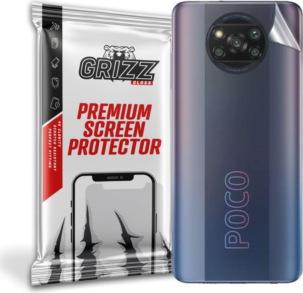 Folie für die Rückseite GrizzGlass UltraSkin für Xiaomi POCO X3 Pro