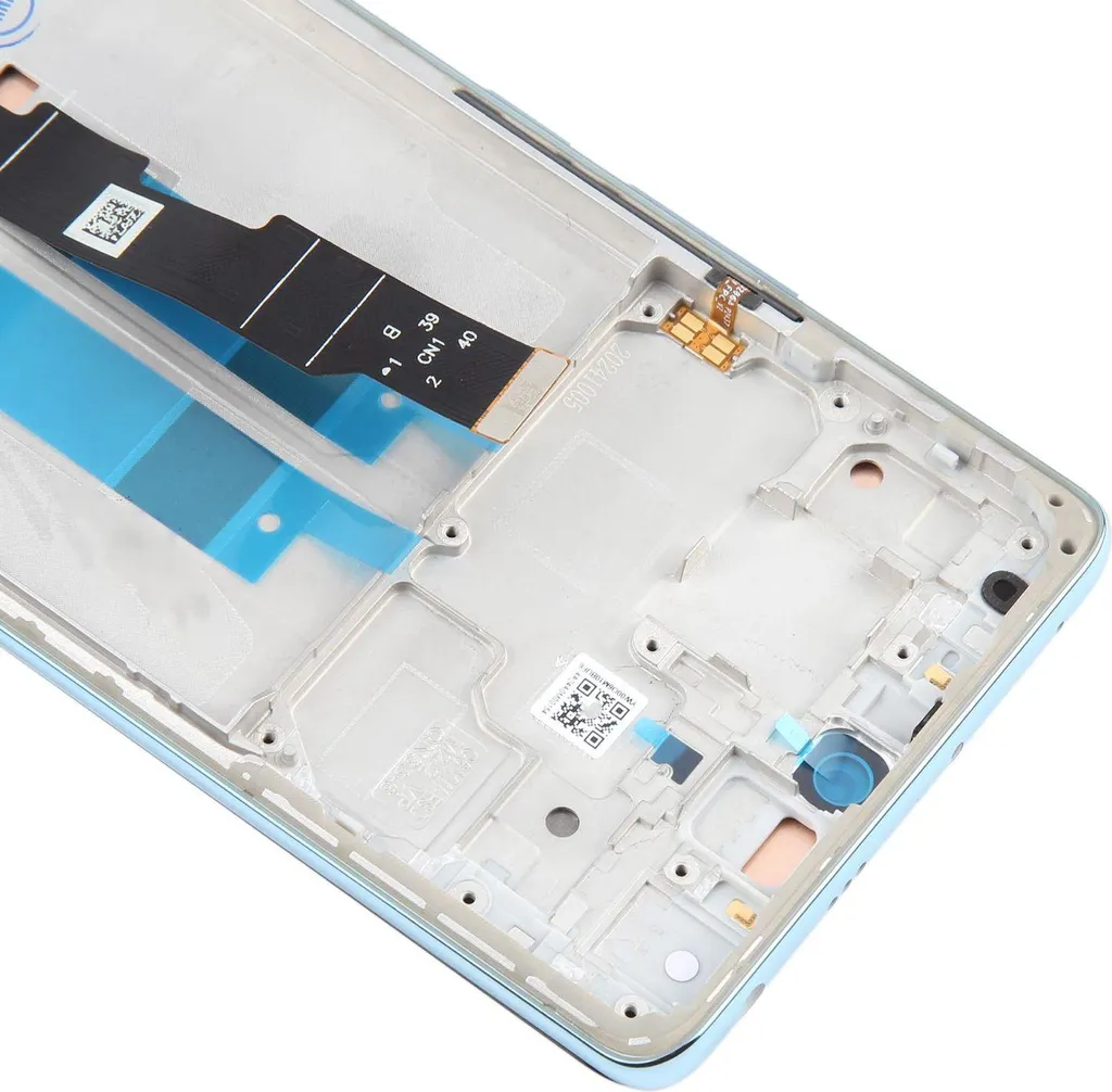 Écran LCD pour Xiaomi Redmi Note 14 Pro 4G AMOLED avec Châssis Bleu - 5