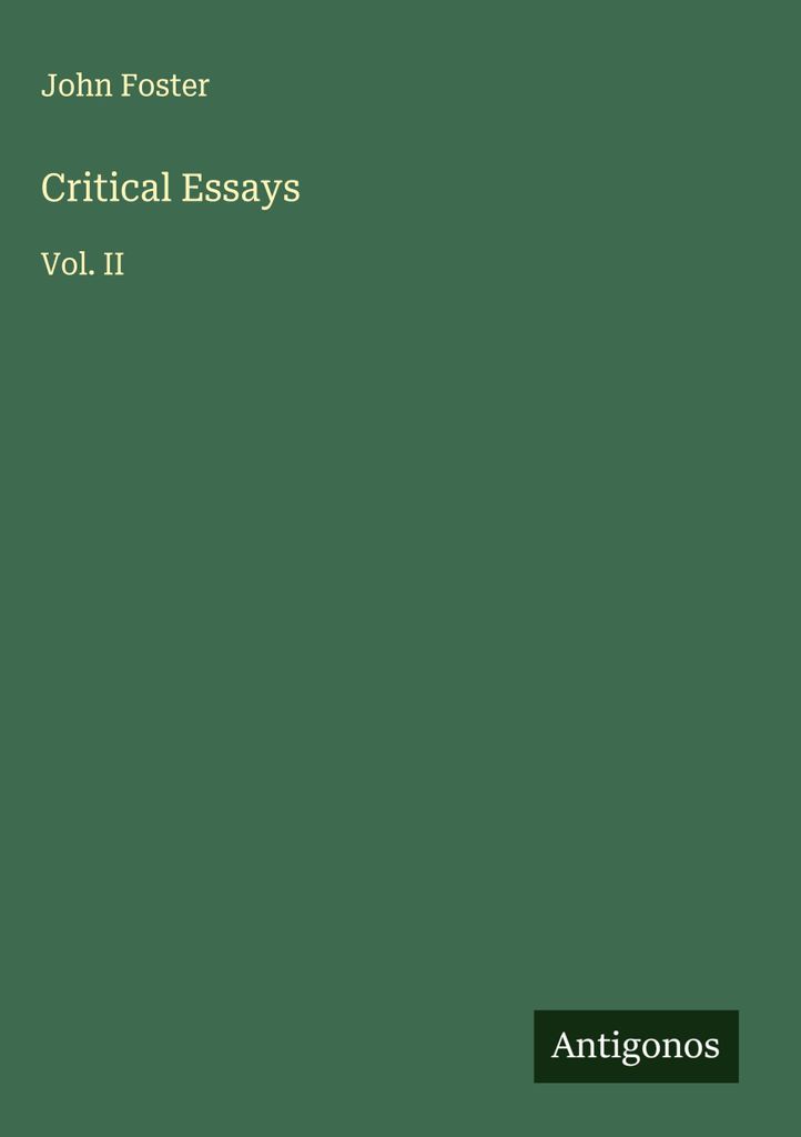 Kritische Essays