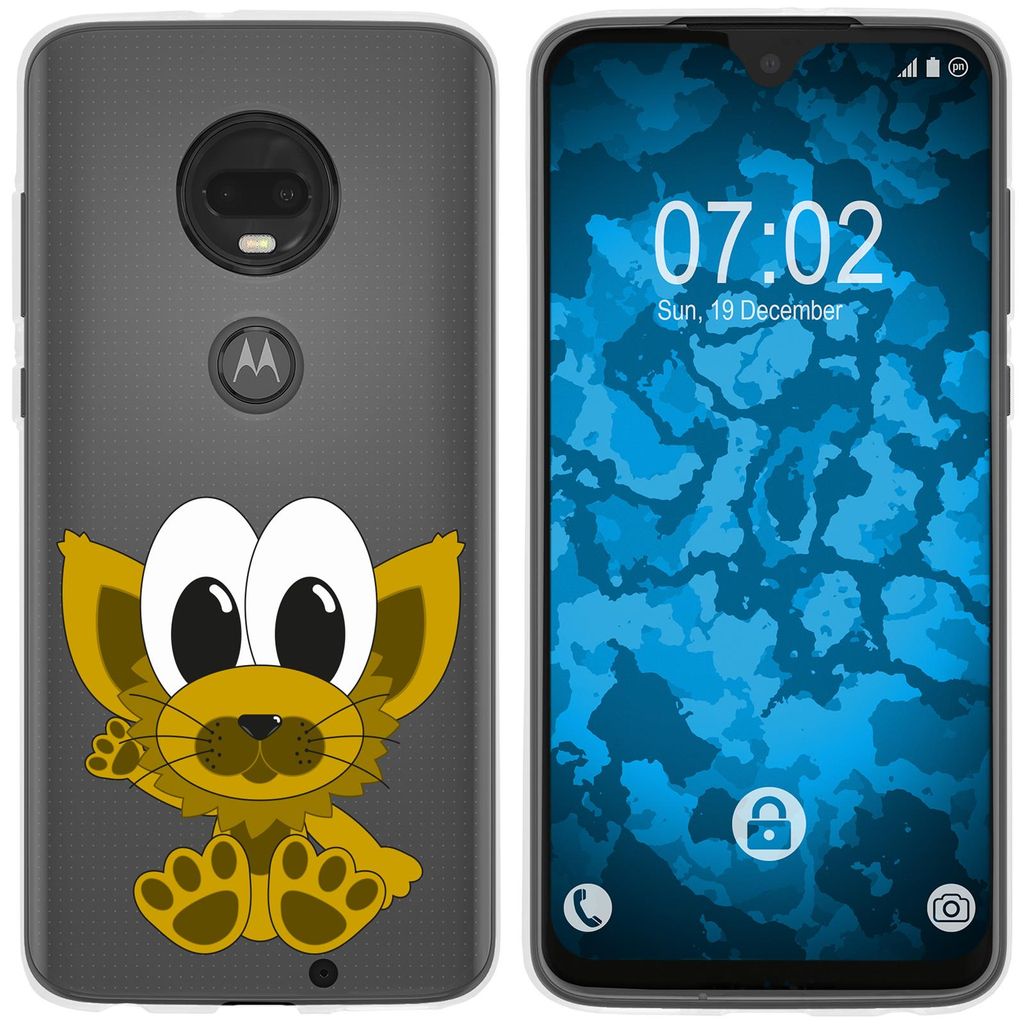 PhoneNatic Case kompatibel mit Motorola Moto G7 Silikon-Hülle Cutiemals M7