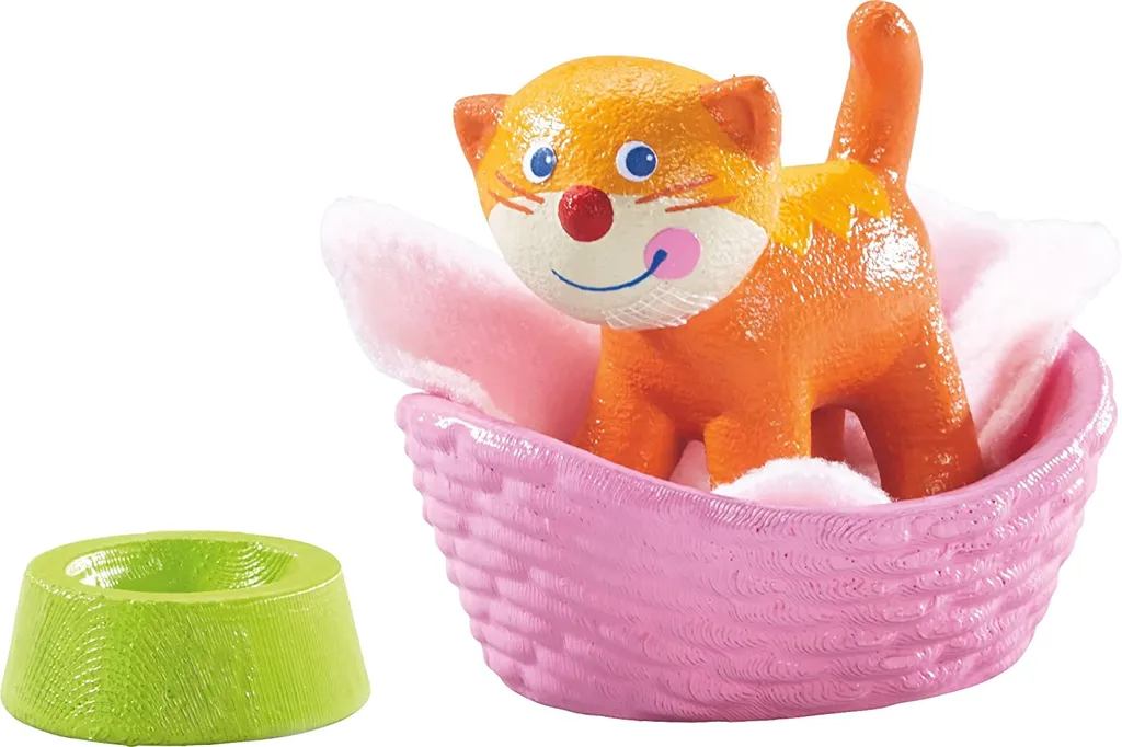 Petit Chat Kiki Petits Amis HABA - Jouet Animal Miniature Souple 7cm