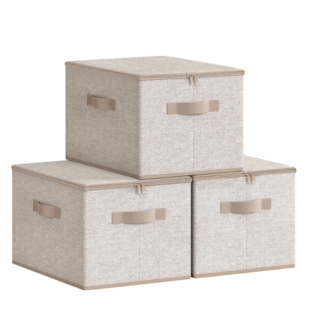 SONGMICS, látkové úložné boxy, skládací, s rukojeťmi, Obrázek produktu 