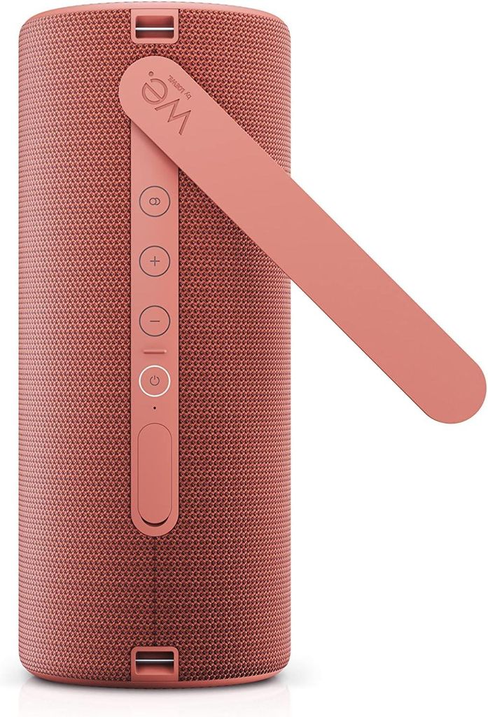 Bluetooth Lautsprecher 60W Tragbar IPX6 Wasserresistent 17H Akku Stereo Sound Bluetooth 5.0 Outdoor Indoor Rot