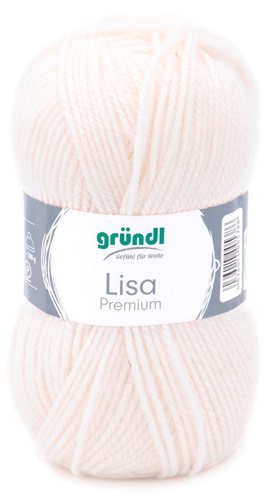 50 gramov Gründl Lisa Premium Uni 02 Cream Obrázok produktu 