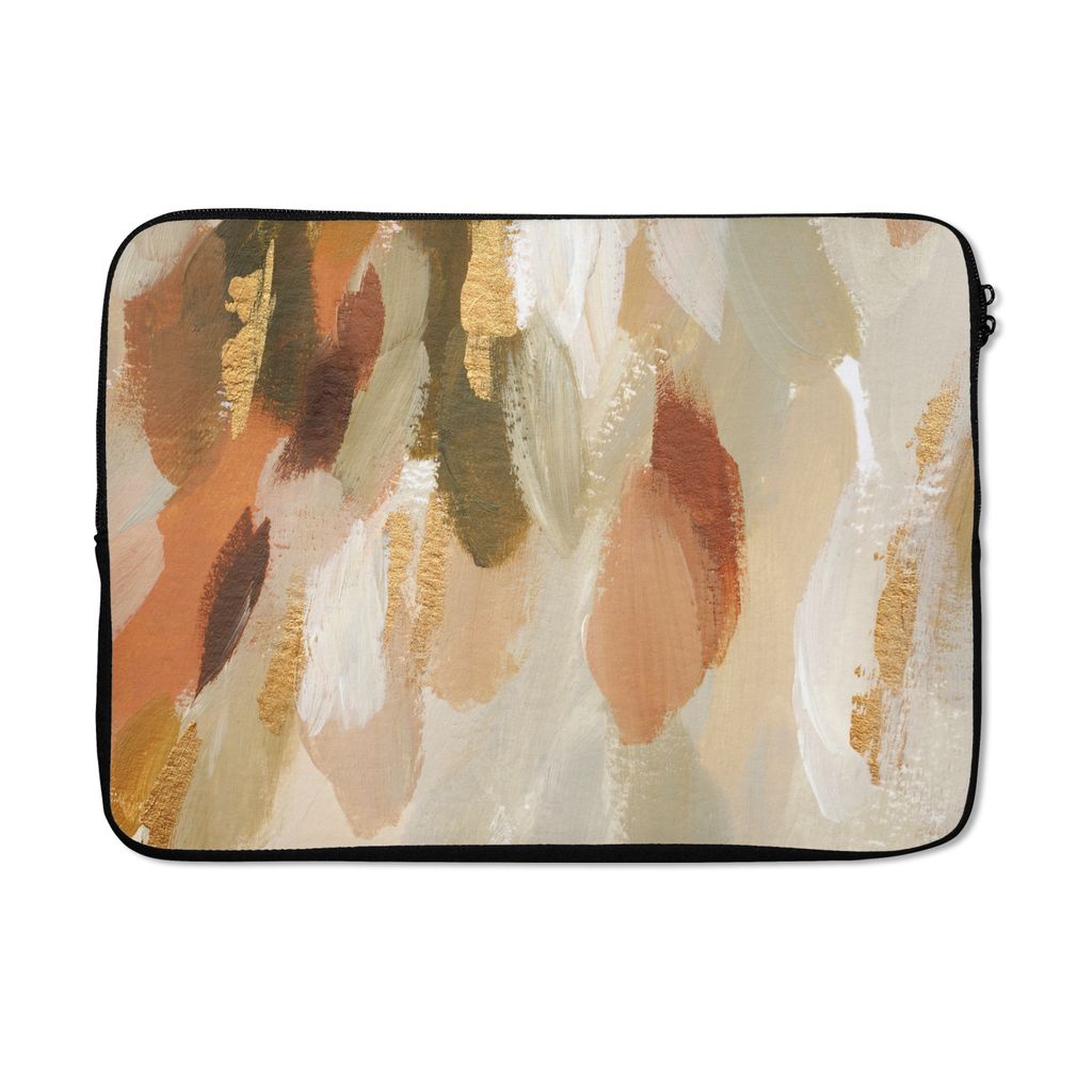 MuchoWow Laptop Hülle 14 ZollKunst - Farbe - Rot Laptoptasche - Laptoptasche - Stoßsicher - Schutzhaube