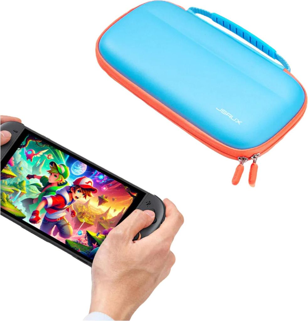 Blaue, ultradünne und leichte JSAUX-Schutzhülle für die Nintendo Switch 2-Konsole