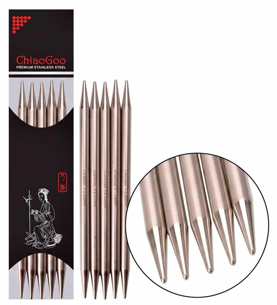 Pletacie ihlice z nehrdzavejúcej ocele 3,25 mm, 15 cm, 5 ks Obrázok produktu 