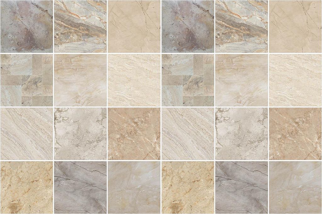 Fliesenaufkleber 15x15 cm – 24 Stück – Selbstklebend – Wasserfest – Pflegeleicht – Hitzebeständig – Für Küche & Bad – Elegantes S...