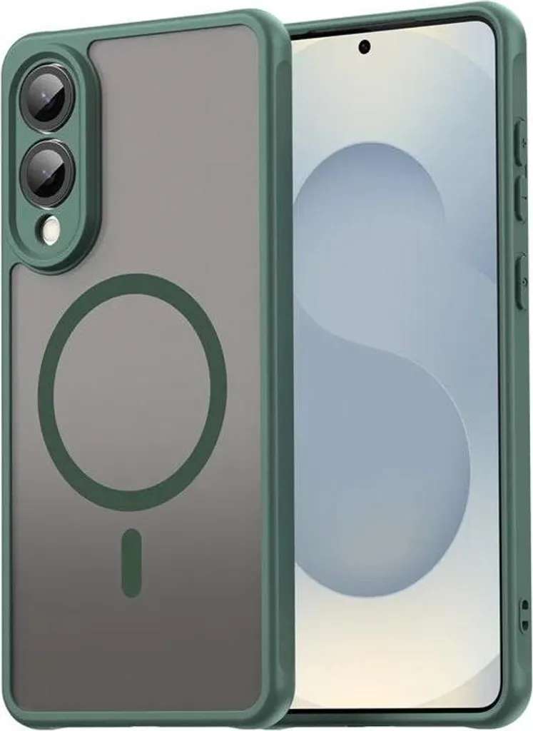 Custodia MagSafe Samsung S25 Edge - Phonesta AirFrost Verde Opaco