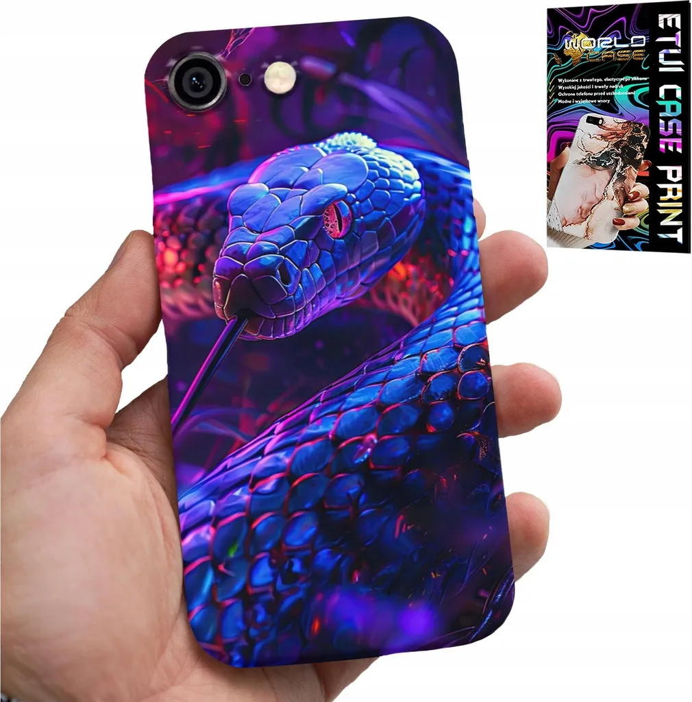 Recensione Cover iPhone 6 Plus Serpente Cobra + Kit Pellicola Display - 1