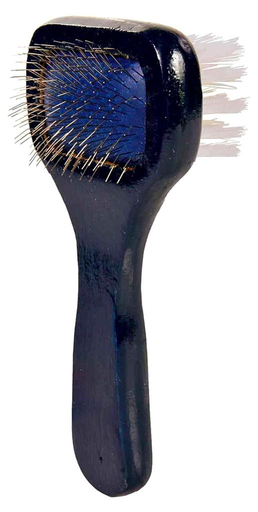 Holzbürste, beidseitig, 6 × 13 cm