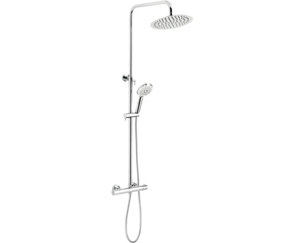 Système de douche thermostatique Pure SET032/TER,0 finition chrome poli
