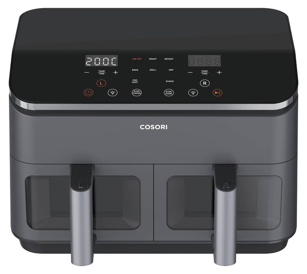 Cosori Dual Basket Chef Edition, Heißluftfritteuse, 8,5 l, Produktbild 