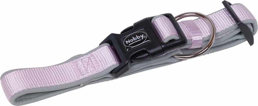 Nobby Halsband "Classic Preno" flieder L: 40-55 cm, B: 25/35 mm