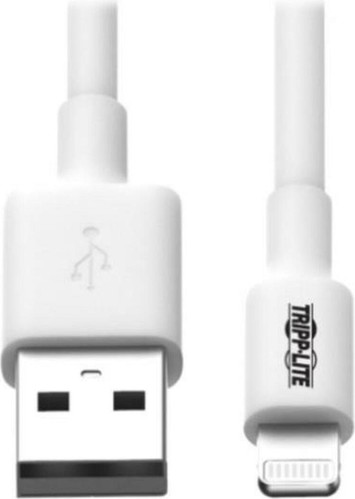Tripp Lite M100-006-WH, 1,8 m, Lightning, USB A, Męska, Zdjęcie produktu 