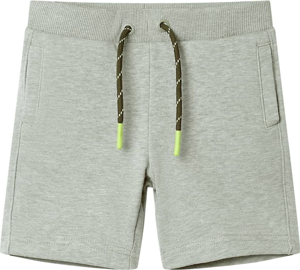 Kindershorts mit Kordelzug Hellkhaki Melange 140