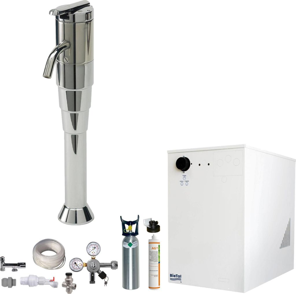Tafelwassergerät BieTal BT-30U Kühlung Schanksäule G68 Filter 2Kg CO2