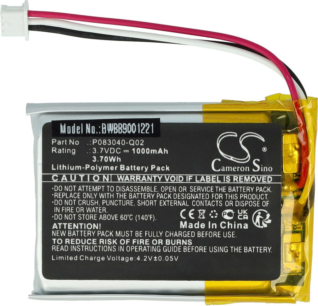 vhbw Akku kompatibel mit AKG Y50BT Wireless Headset Produktbild 