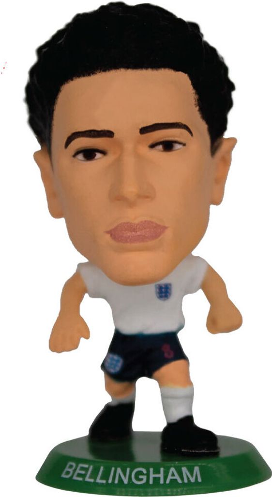 England FA - Fußball-Figur "Jude Bellingham", "SoccerStarz" TA11934 (Einheitsgröße) (Weiß/Marineblau/Grün)