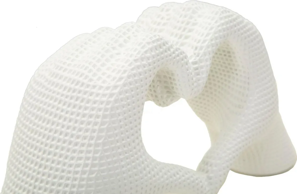 Sculpture Mains Lover Blanche : Art Chic et Durable Mauro Ferretti - 5