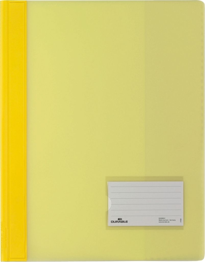 DURABLE Schnellhefter DURALUX A4+ transluzent 25 ST 268004