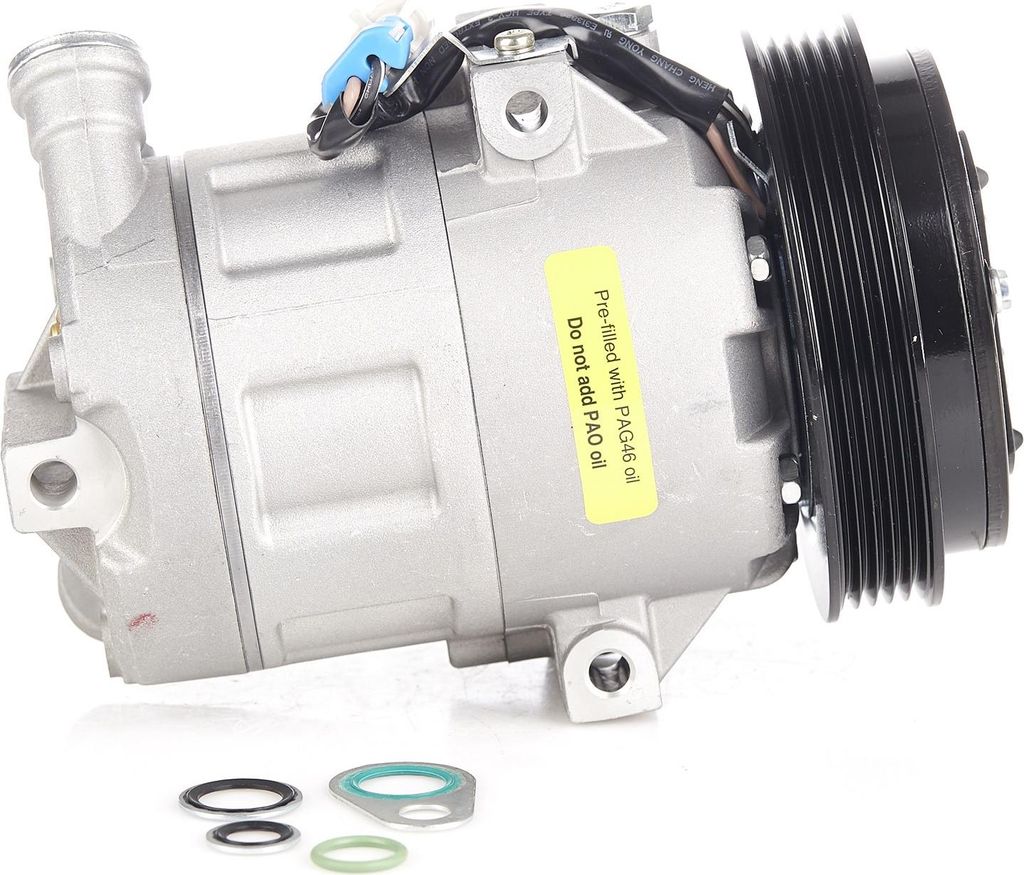 NISSENS 890185 SD6V12 Klimaanlage Klimakompressor PAG 46 R134a für OPEL Corsa C Schrägheck (X01) Tigra TwinTop (X04) COMBO Kasten/Kombi COMBO Tour