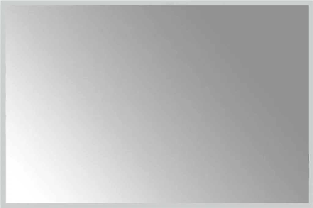 Specchio LED 90x60 vidaXL da Parete | Design Minimal per Bagno Moderno