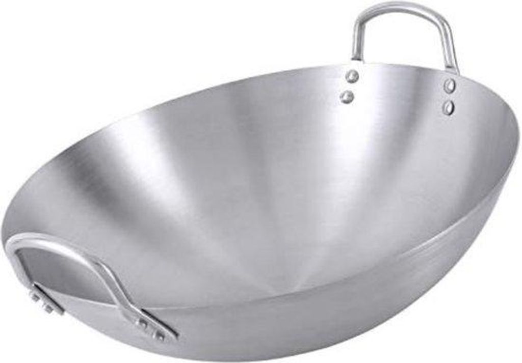 Induktionswokpfanne 27 cm Edelstahl