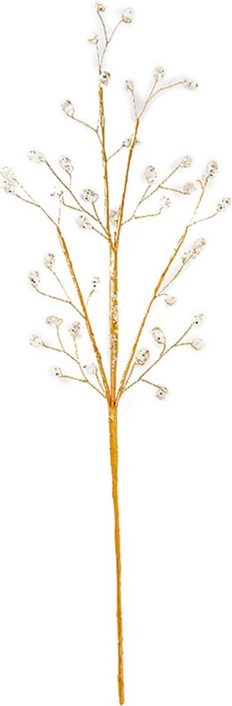 Künstliche Glitzer-Picks für Weihnachten, Kunstkristall, Beerenstiel, Ornamente, Weihnachtsbaum, glitzernde Zweige, Perlenstäbe, Zweige für Fei...