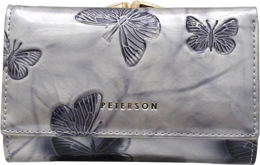 Peterson Portemonnaie aus Leder für Frauen Sanigia silber One size
