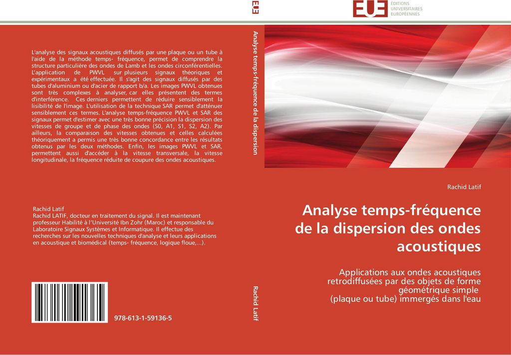 Analyse temps-fréquence de la dispersion des ondes acoustiques