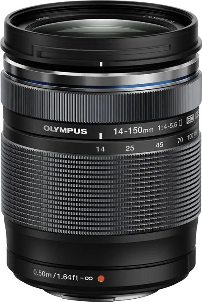Olympus M.Zuiko ED 14-150mm f/4-5.6 II Noir - Objectif Hybride Polyvalent