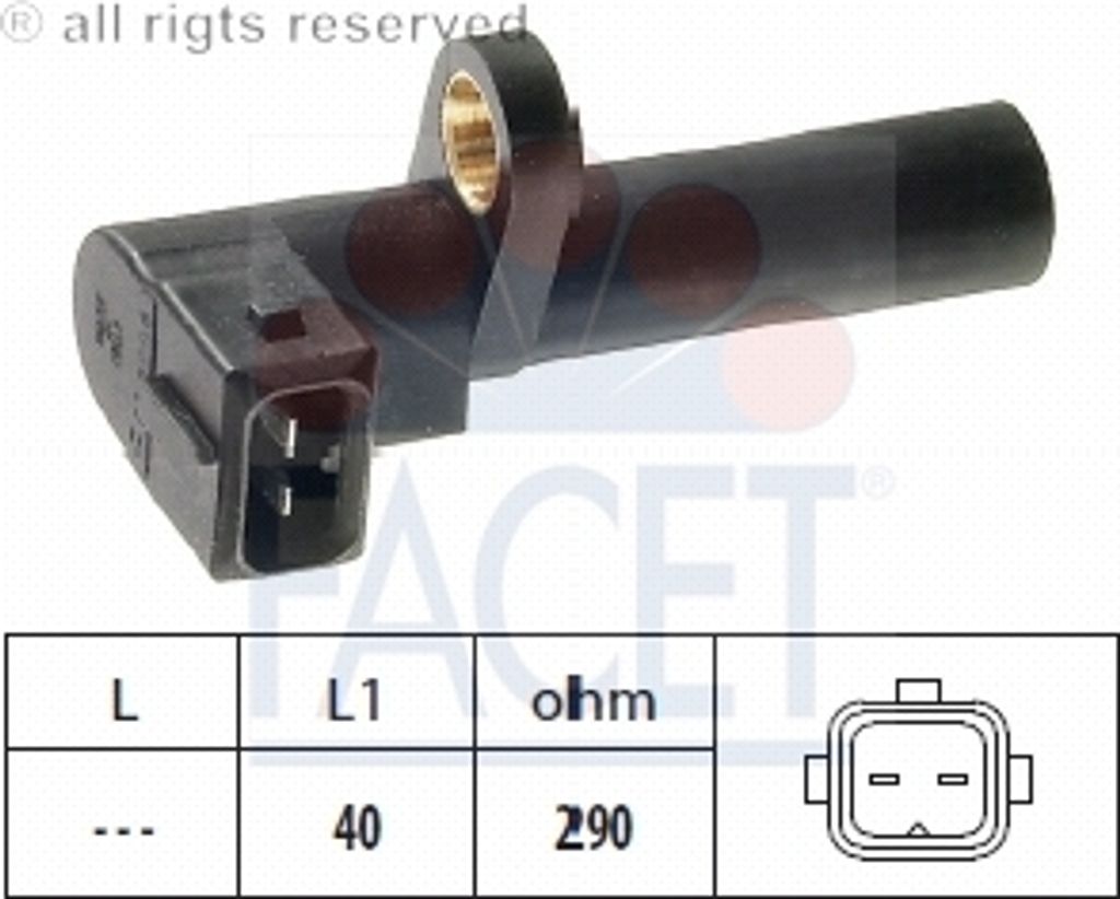 Facet Impulsgeber, Schwungrad 9.0036