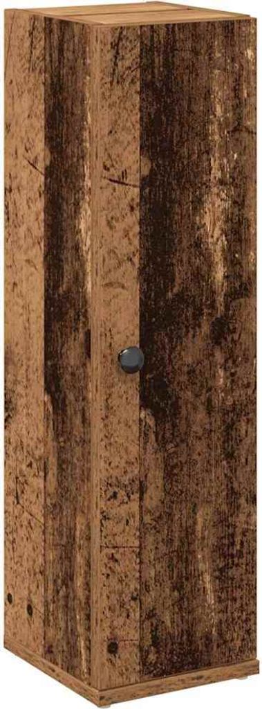 Badezimmerschrank mit Rollenhalter Altholz-Optik 20,5x22x72 cm