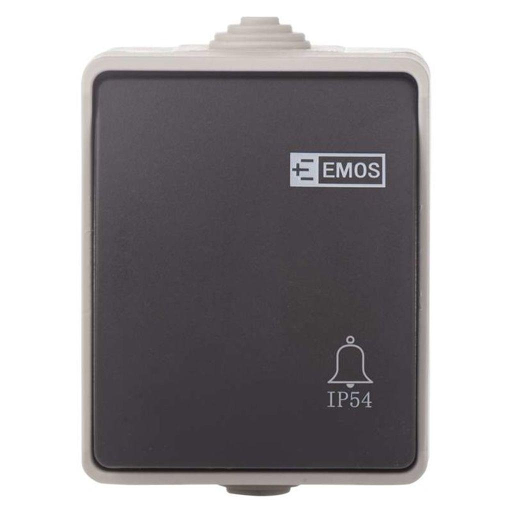 EMOS Contrôleur de bouton-poussoir 1/0, IP54, A1399 Image du produit 
