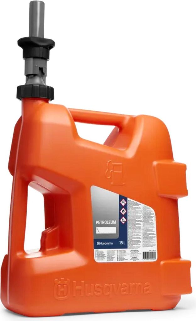 HUSQVARNA Kraftstoffkanister 15 Liter großer tropffreier Deckel verschüttet nicht