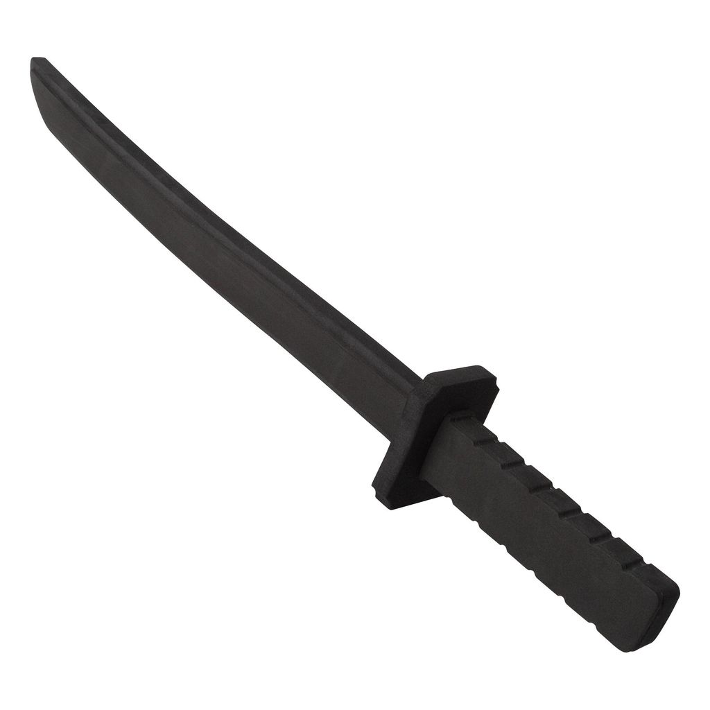 Katara 1771 - 2er Set Schwarzes Schaumstoff Schwert (55cm) Spielzeug  Ungefährlich / Ninja Kostüm Verkleidung