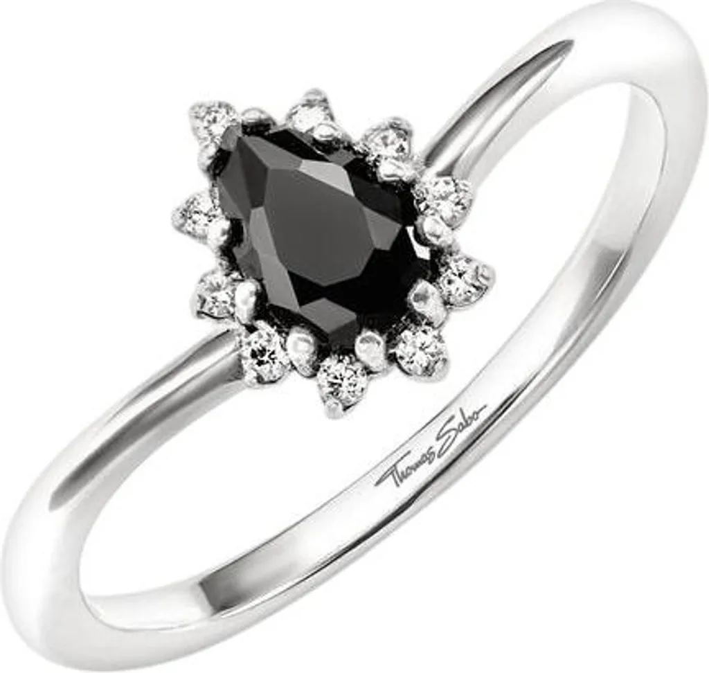 Bague Femme Thomas Sabo True Romance Argent 925 Solitaire Taille 54