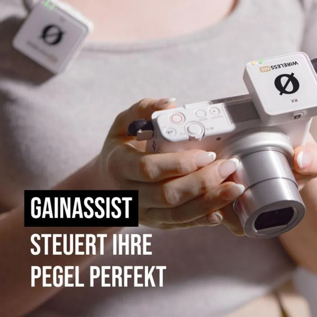 Microphone sans fil Rode Wireless ME Dual Blanc pour Vidéastes Pro - 7