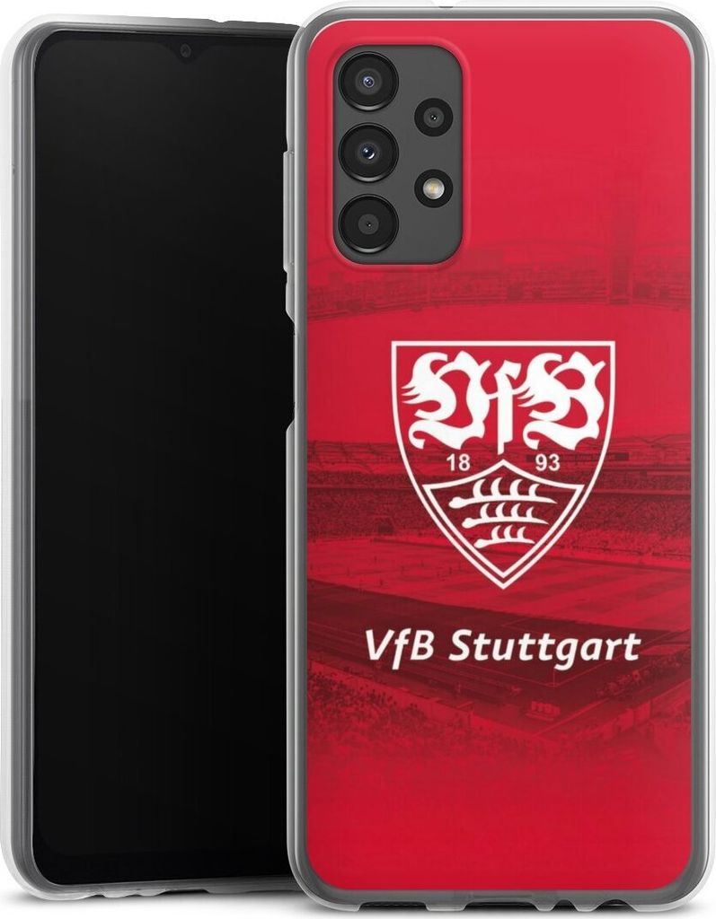 DeinDesign Handyhülle für Samsung Galaxy A13 4G Silikon Hülle Case Smartphone Schutzhülle Offizielles Lizenzprodukt Stadion VfB Stuttgart