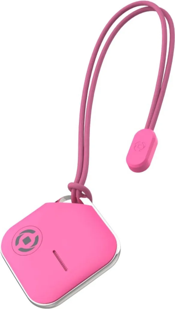 Celly SMARTFINDER Rosa: Accessorio Smart per Borse di Lusso Apple Find My