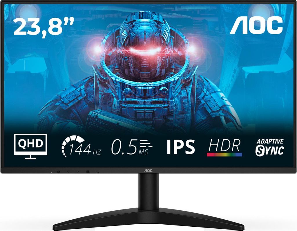 Monitor AOC Q24B36X 23.8" QHD 144Hz IPS 0 5 ms HDR10